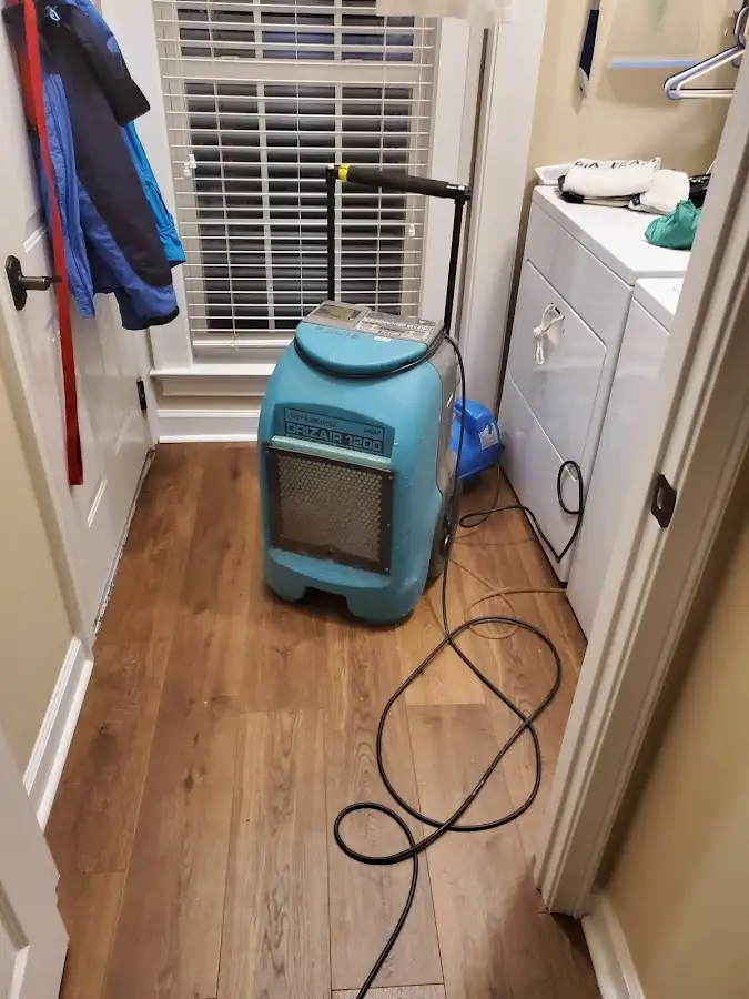 Commercial dehumidifier deployed for Flood Damage Cleanup in Rossville
