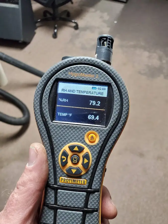 Moisture meter humidity assessment for Mold Remediation & Removal in Rossville